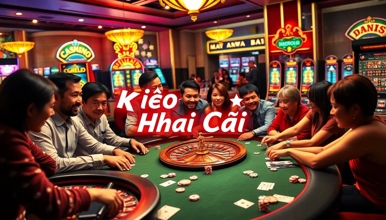 Kèo Nhà Cái 5 enhances the joy of playing poker at a vibrant casino table.